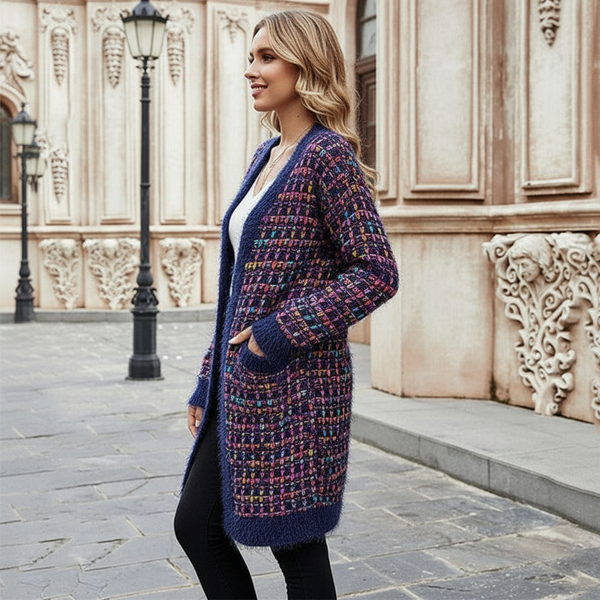 Maximilian Melange Cardigan: Elegance in knitwear