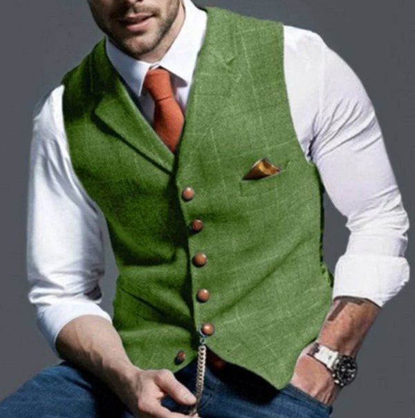 Liam | Men's slim fit suit vest elegance