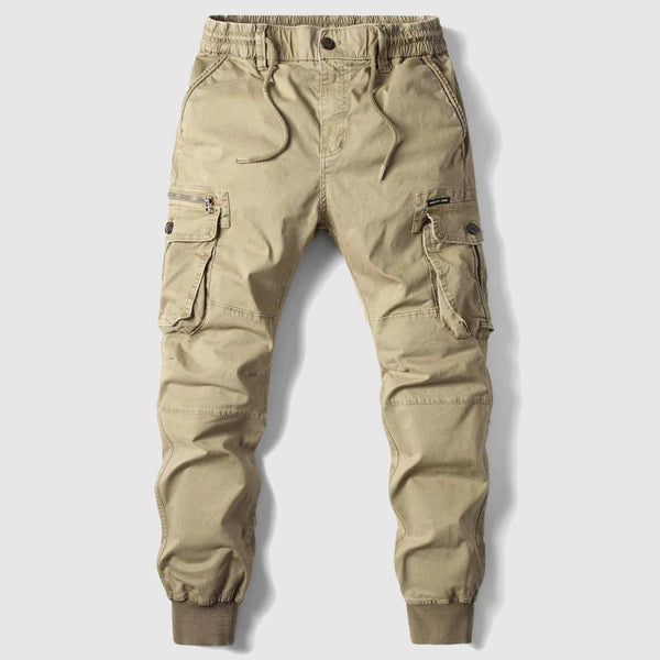 Luke | Slim-fit cargo jogger pants for men