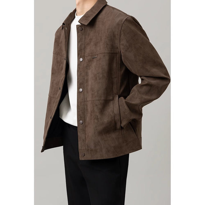 Leon | Men's Trendy Button-Down ShirtJacket