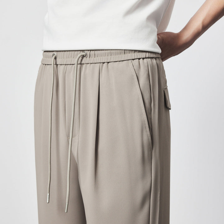 Maximilian | Men's Pleated Wide Leg Pants