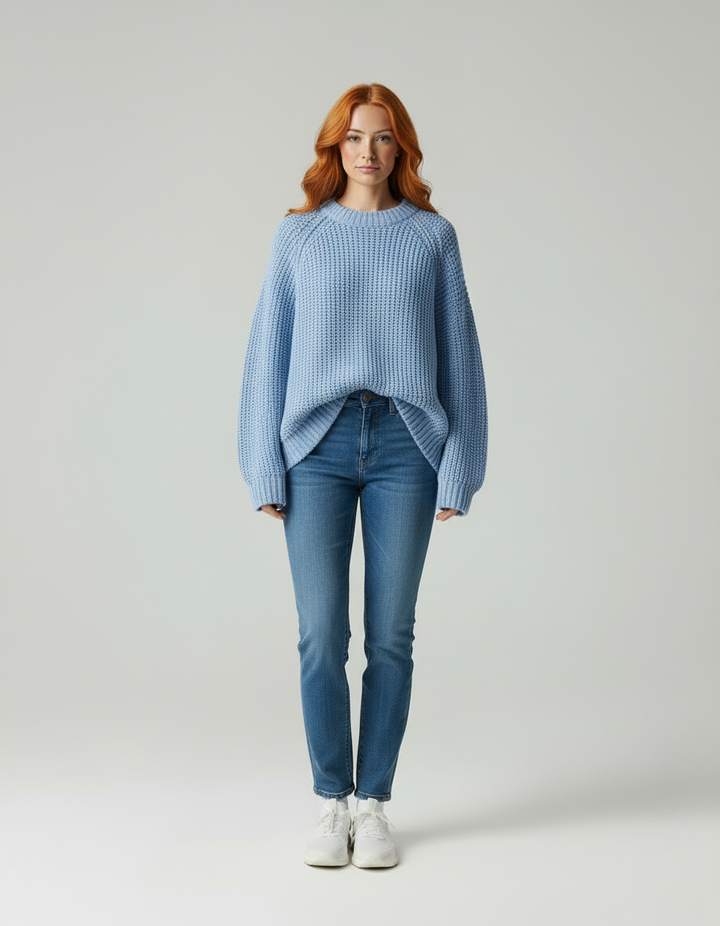 Leonardo Elegant oversize knit sweater