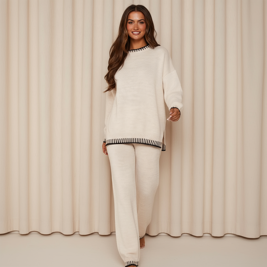 Leonora: Stylish, timeless knit set
