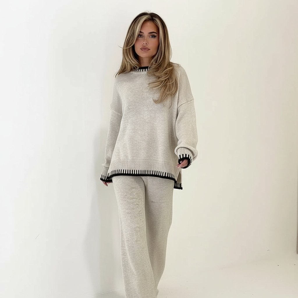 Leonora: Stylish, timeless knit set