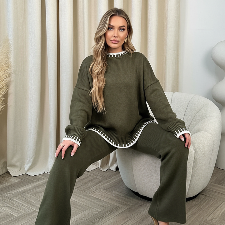 Leonora: Stylish, timeless knit set