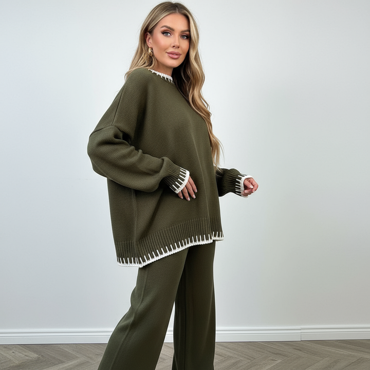 Leonora: Stylish, timeless knit set