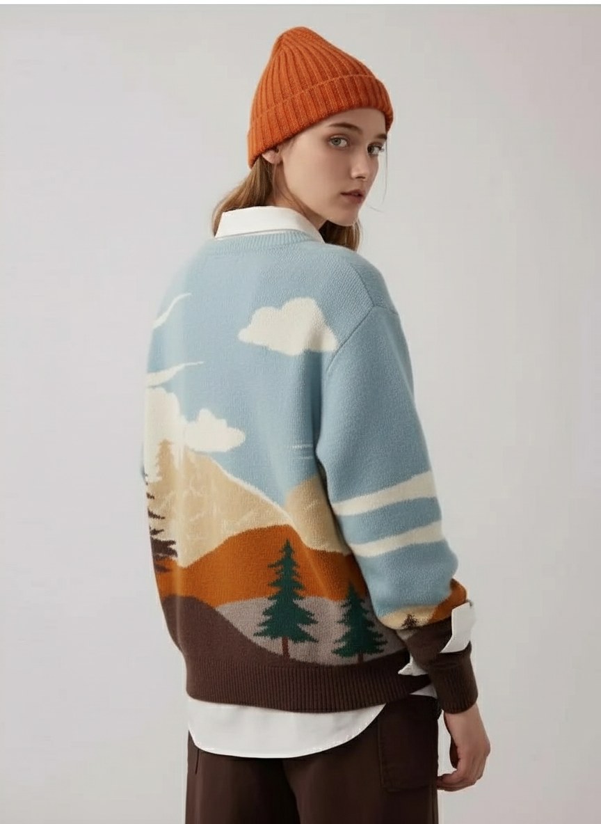 Max' Adventure Knitted Sweater – Timeless Chic