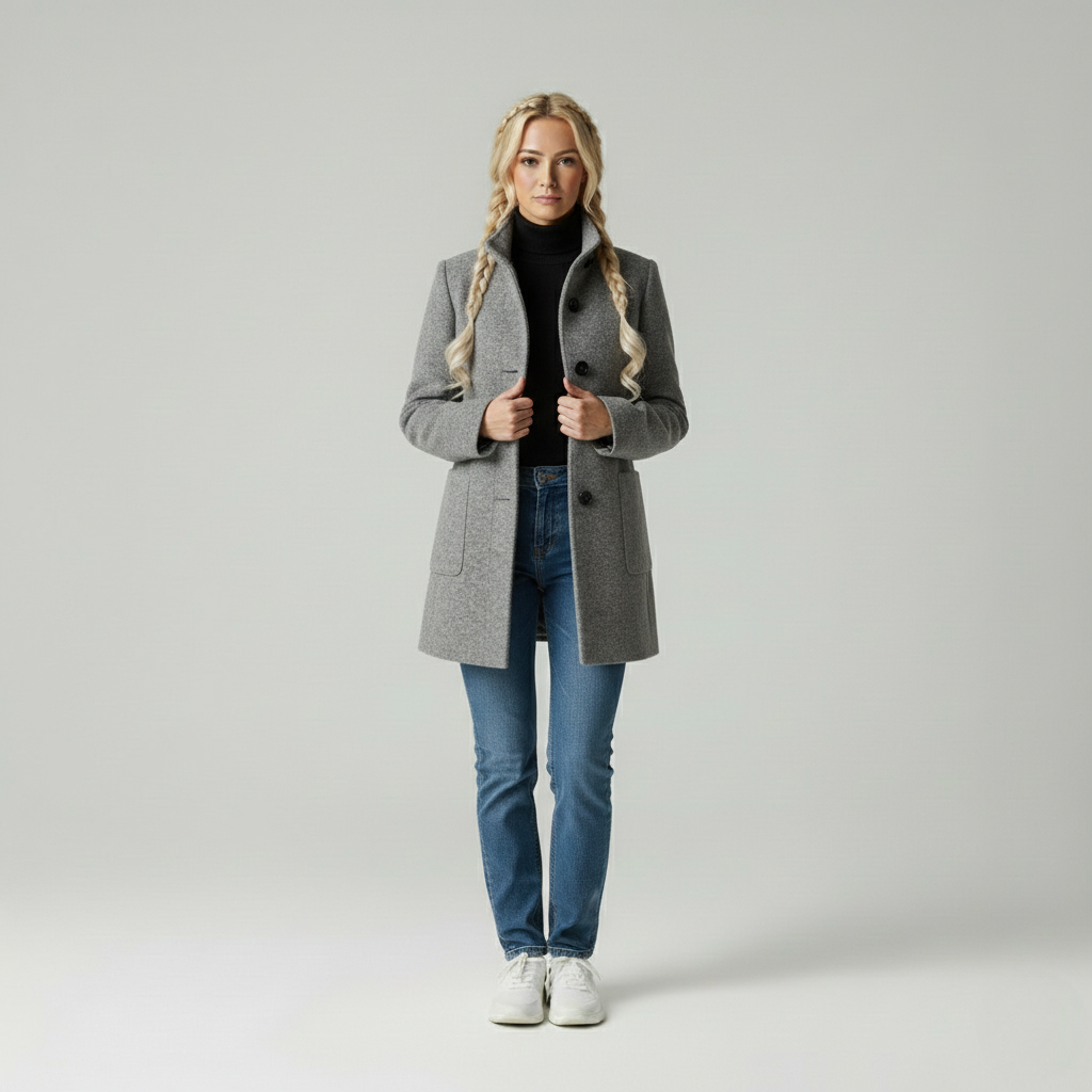 Anna: Elegant women's wool jacket in a timeless design