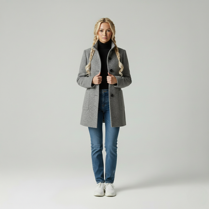 Anna: Elegant women's wool jacket in a timeless design
