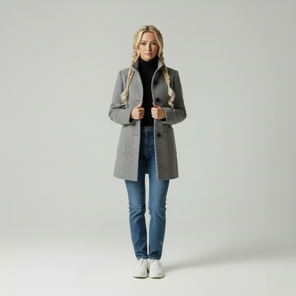 Anna: Elegant women's wool jacket in a timeless design