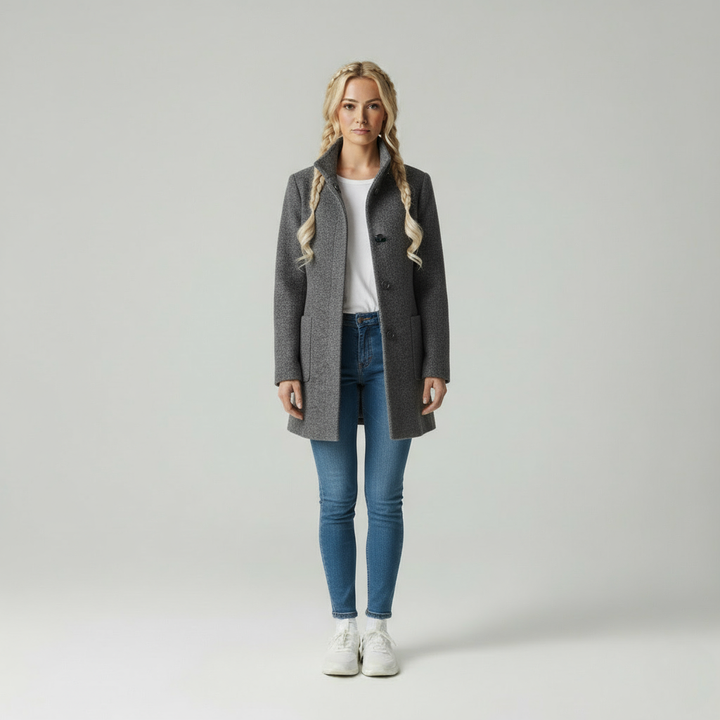 Anna: Elegant women's wool jacket in a timeless design