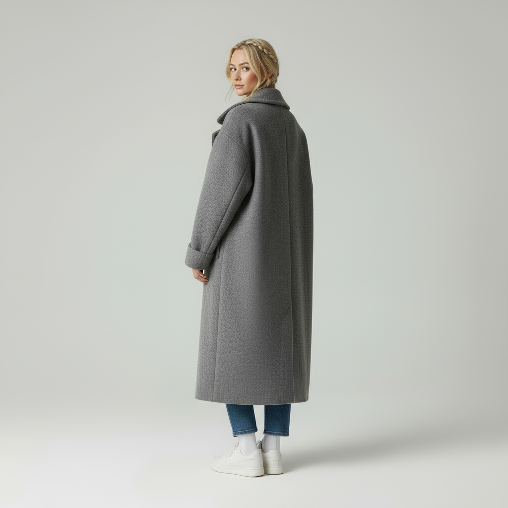 Lena Elegant coat with a timeless collar