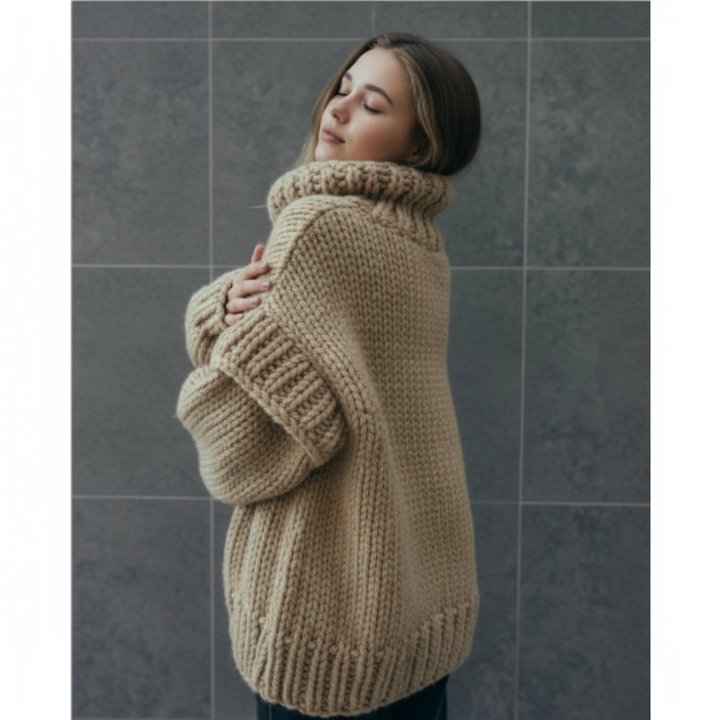 Emma Elegant oversize knit sweater