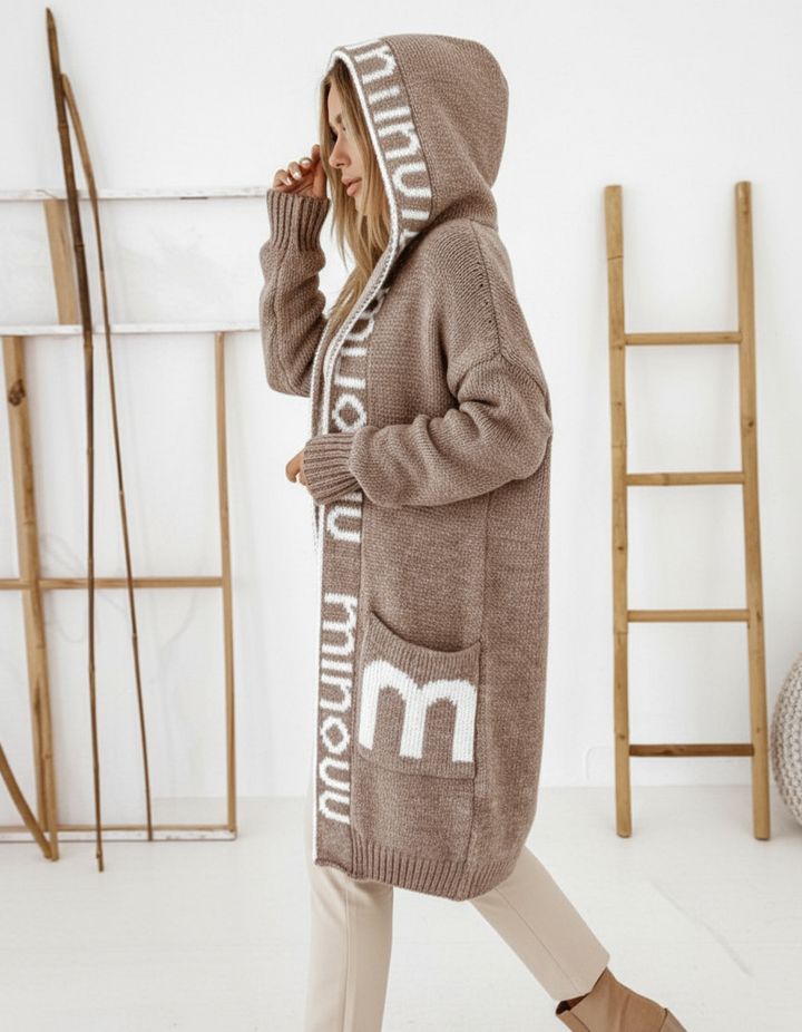 Emily Elegant hooded cardigan