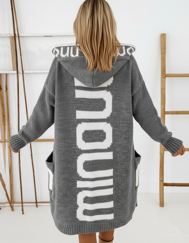 Emily Elegant hooded cardigan