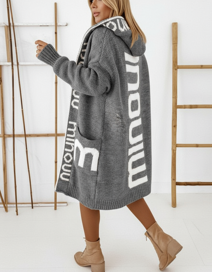 Emily Elegant hooded cardigan