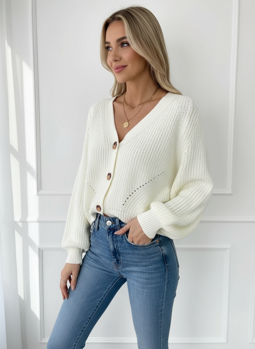 Elegant Winona knitted jacket - timeless and high quality