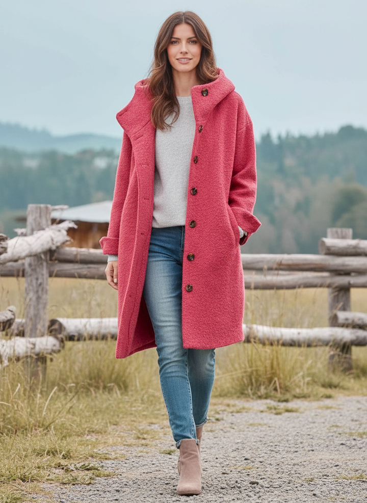 Maxi dress "Isabella": timeless elegance with a hood