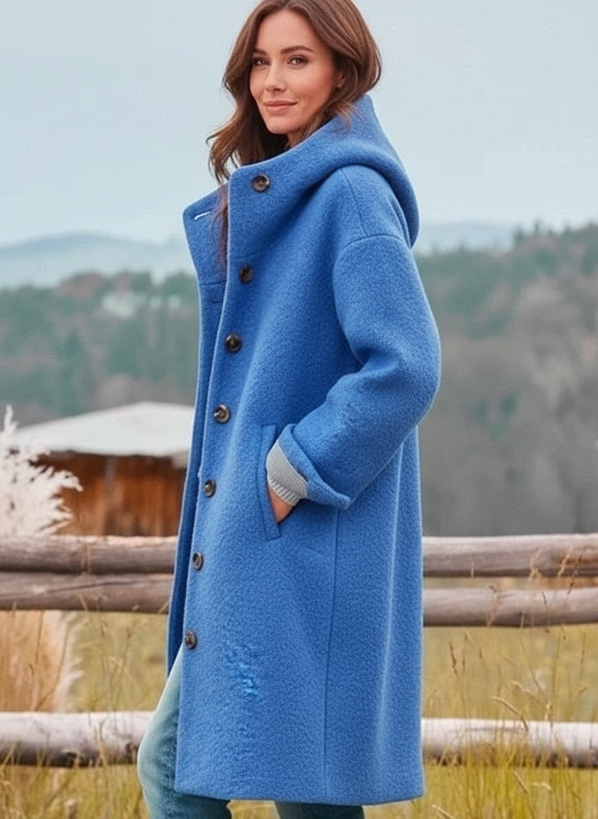 Maxi dress "Isabella": timeless elegance with a hood