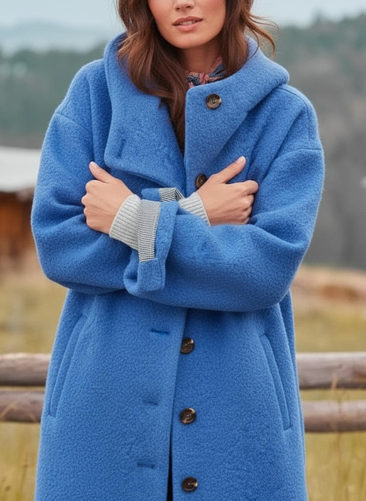 Maxi dress "Isabella": timeless elegance with a hood