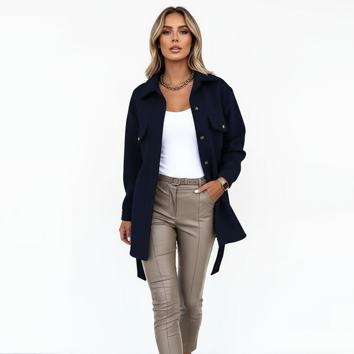 Sophia Noble wool look shacket