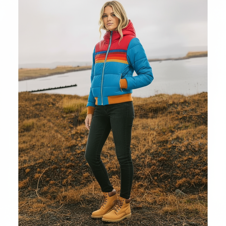 Isabella Retro Women's quilted jacket with vintage flair