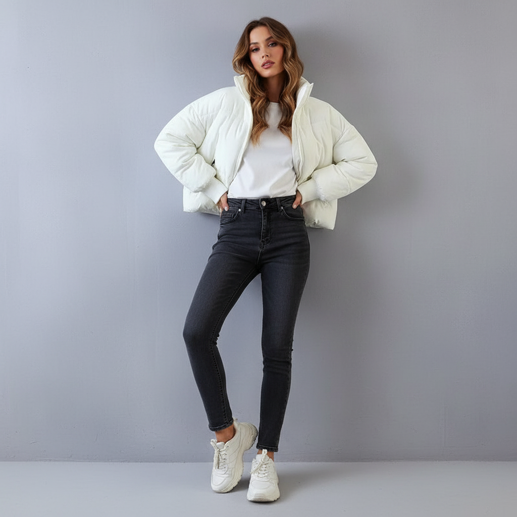 Lena Elegante Women's quilted jacket made of high-quality material