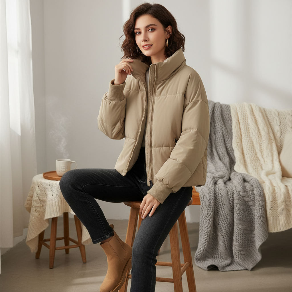 Lena Elegante Women's quilted jacket made of high-quality material