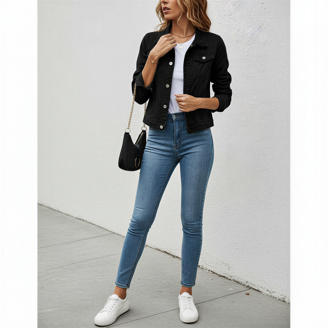 Leon Denim Jacket - Classic trucker for casual fashion