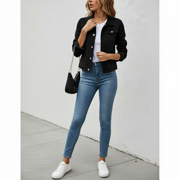 Leon Denim Jacket - Classic trucker for casual fashion