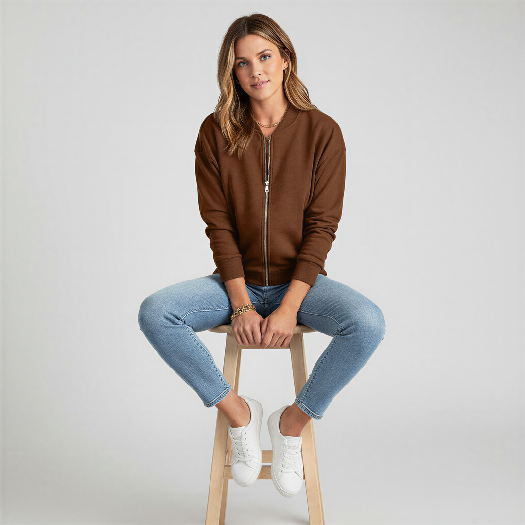 Max's casual bomber jacket for spring