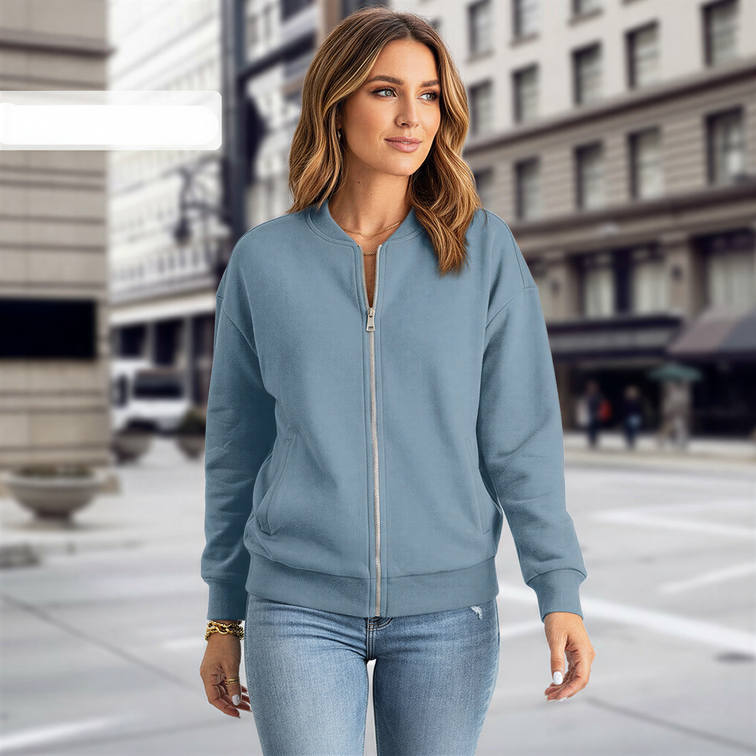 Max's casual bomber jacket for spring