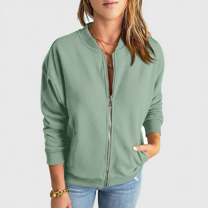 Max's casual bomber jacket for spring