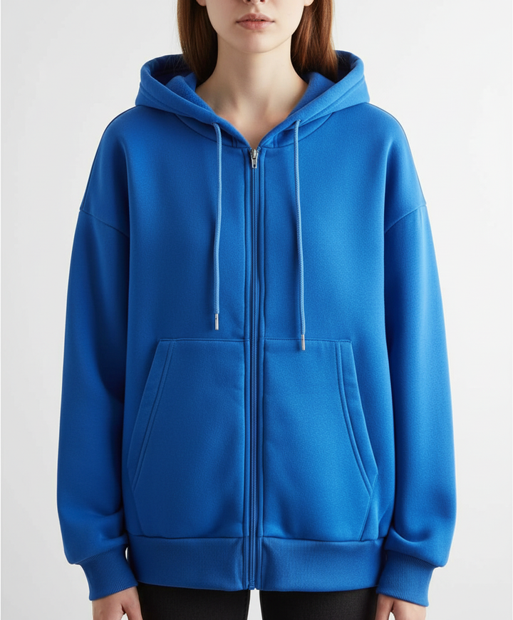 Max's casual zip-up hoodie
