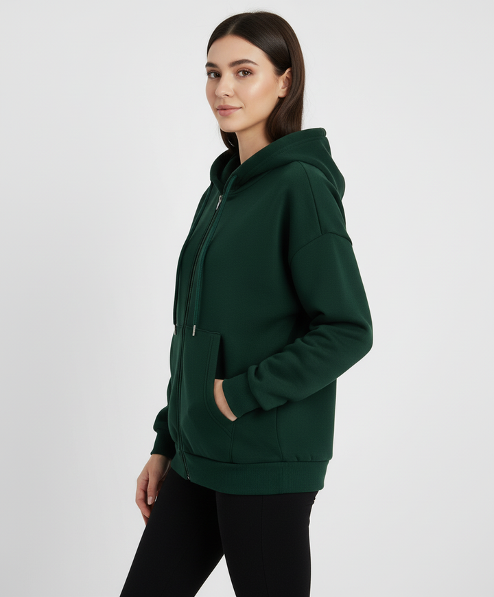 Max's casual zip-up hoodie