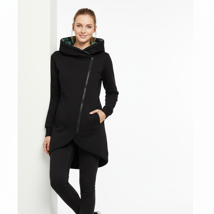 Maximilian Asymmetrical Hoodie | Flower food | Casual