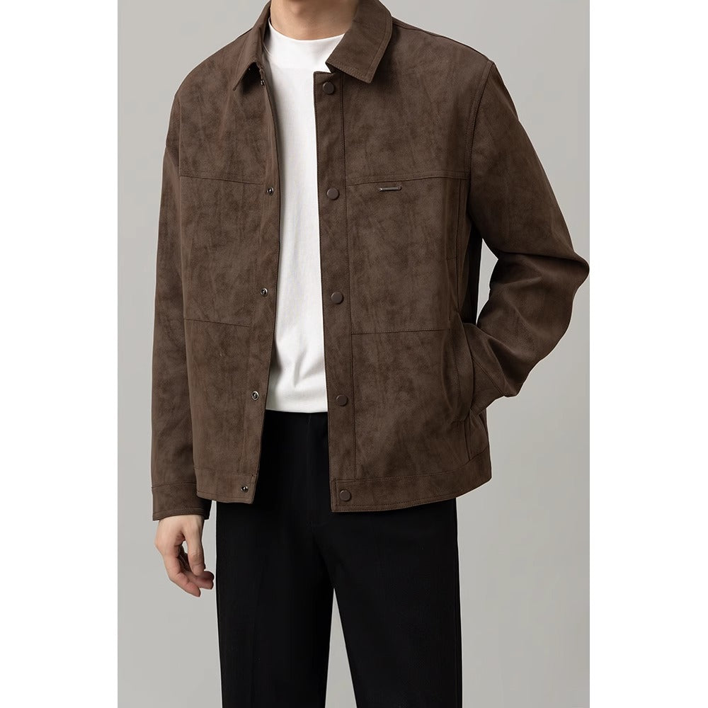 Leon | Men's Trendy Button-Down ShirtJacket