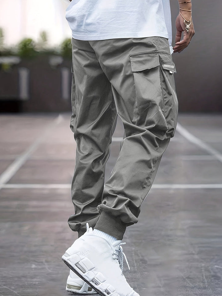 Felix | Trendy men's cargo pants with drawstring