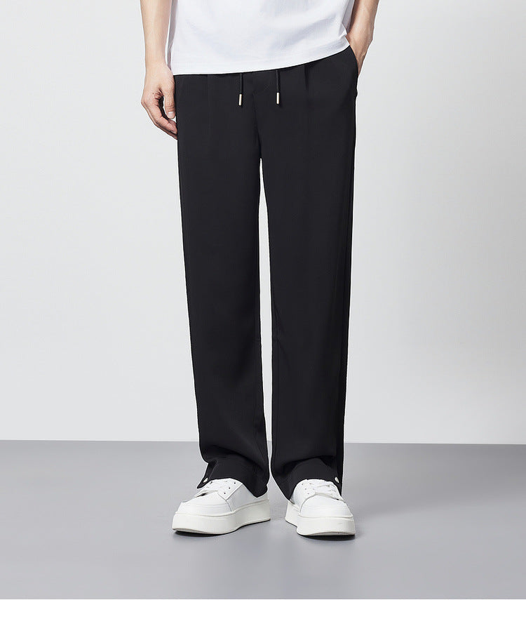 Maximilian | Men's Pleated Wide Leg Pants