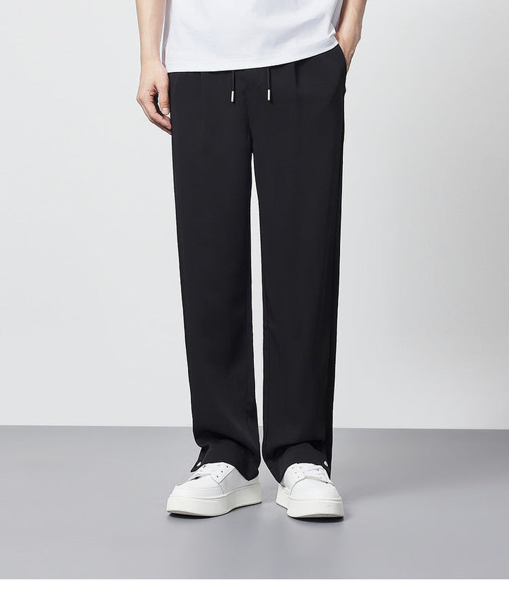 Maximilian | Men's Pleated Wide Leg Pants