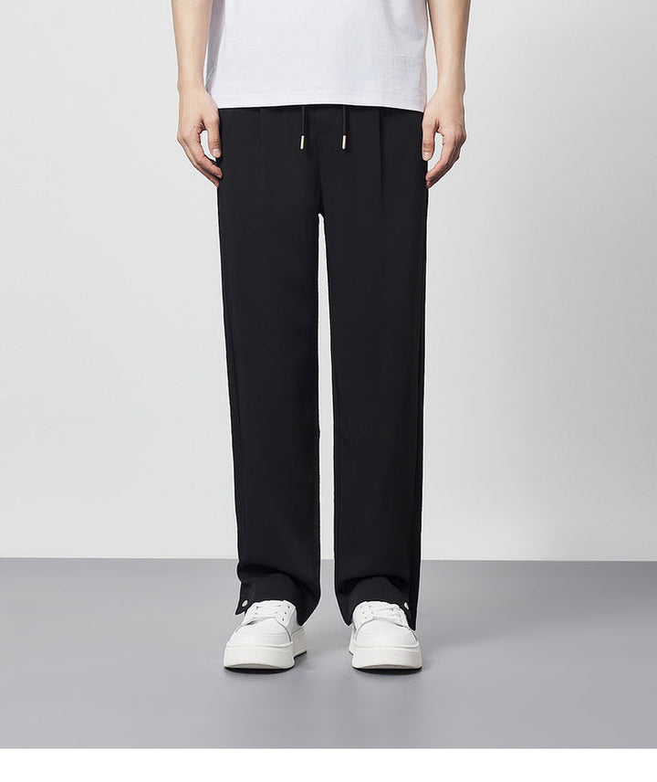 Maximilian | Men's Pleated Wide Leg Pants