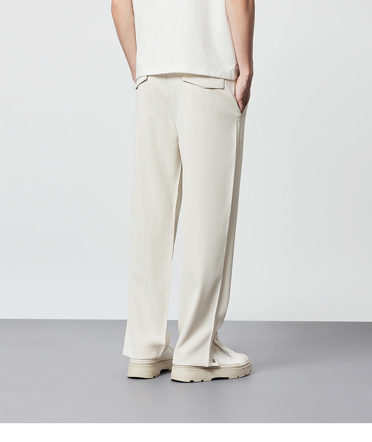 Maximilian | Men's Pleated Wide Leg Pants