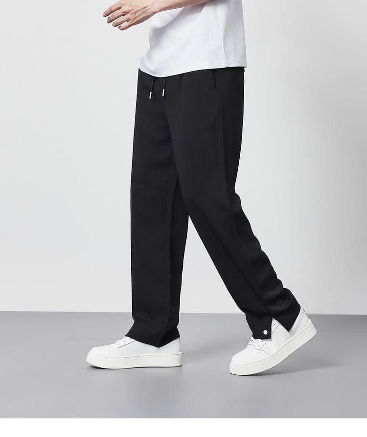 Maximilian | Men's Pleated Wide Leg Pants