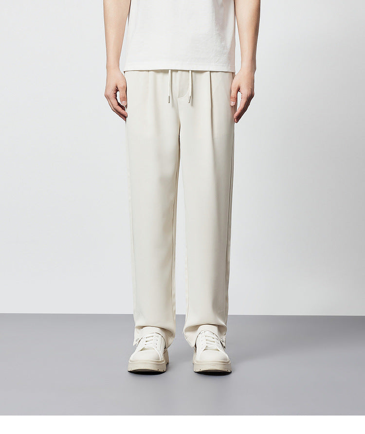 Maximilian | Men's Pleated Wide Leg Pants