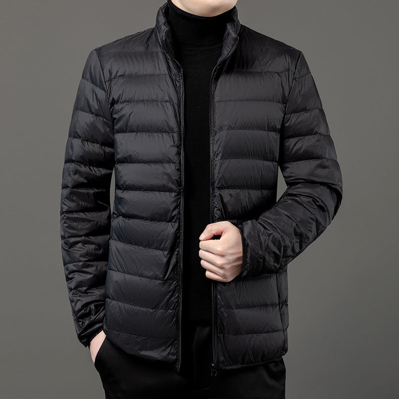 Luke | Men's slim-fit down jacket, lightweight