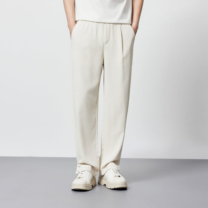 Maximilian | Men's Pleated Wide Leg Pants