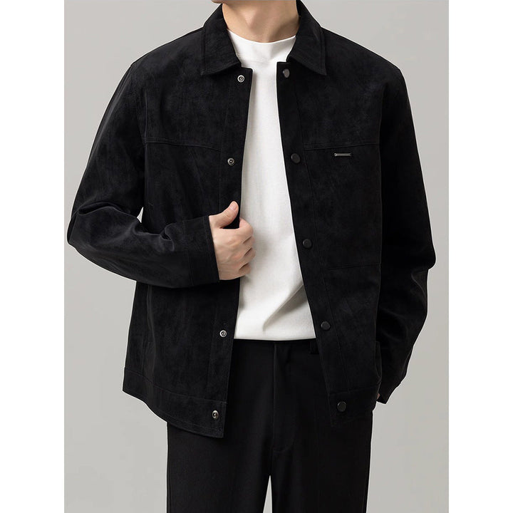 Leon | Men's Trendy Button-Down ShirtJacket