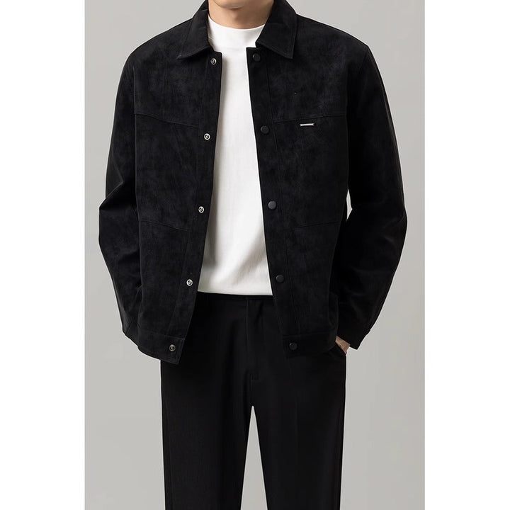 Leon | Men's Trendy Button-Down ShirtJacket