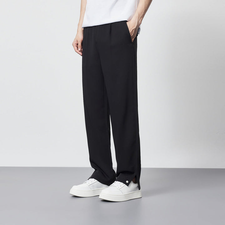 Maximilian | Men's Pleated Wide Leg Pants