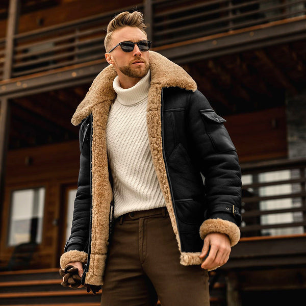 Leon | Men's Sheepskin Aviator Jacket